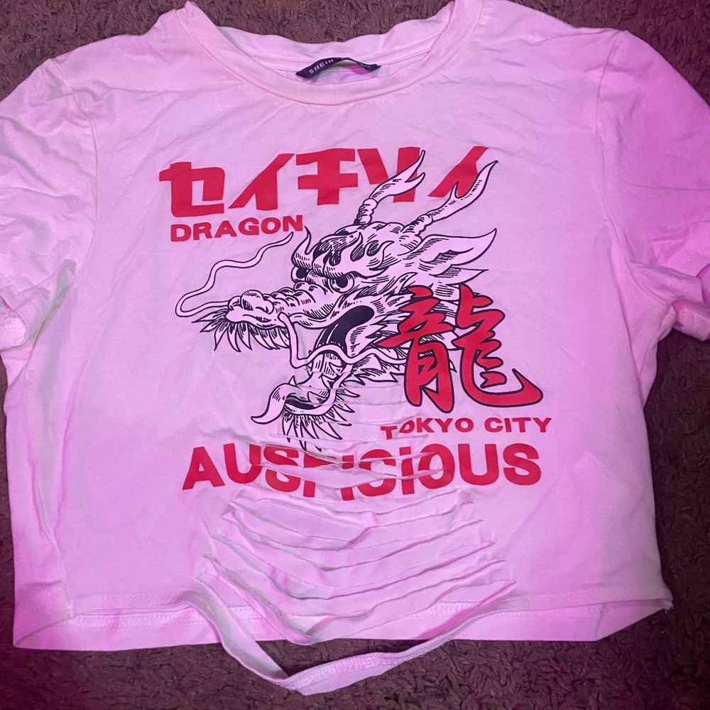 Pink Dragon Graphic Tee